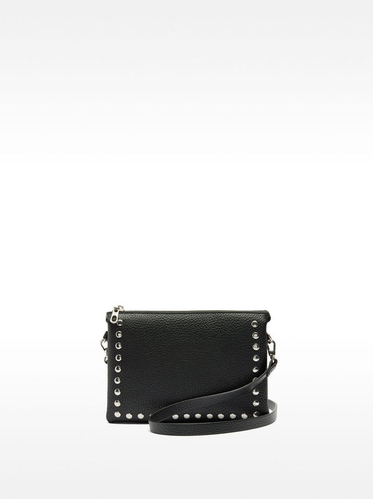 Double Crossbody Bag With Studs