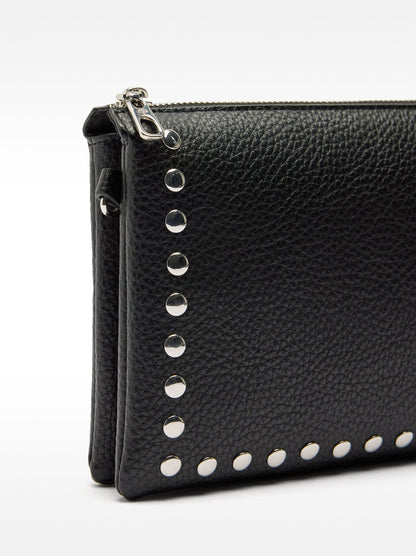 Double Crossbody Bag With Studs