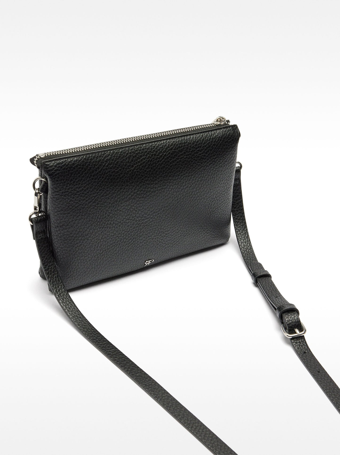 Double Crossbody Bag With Studs