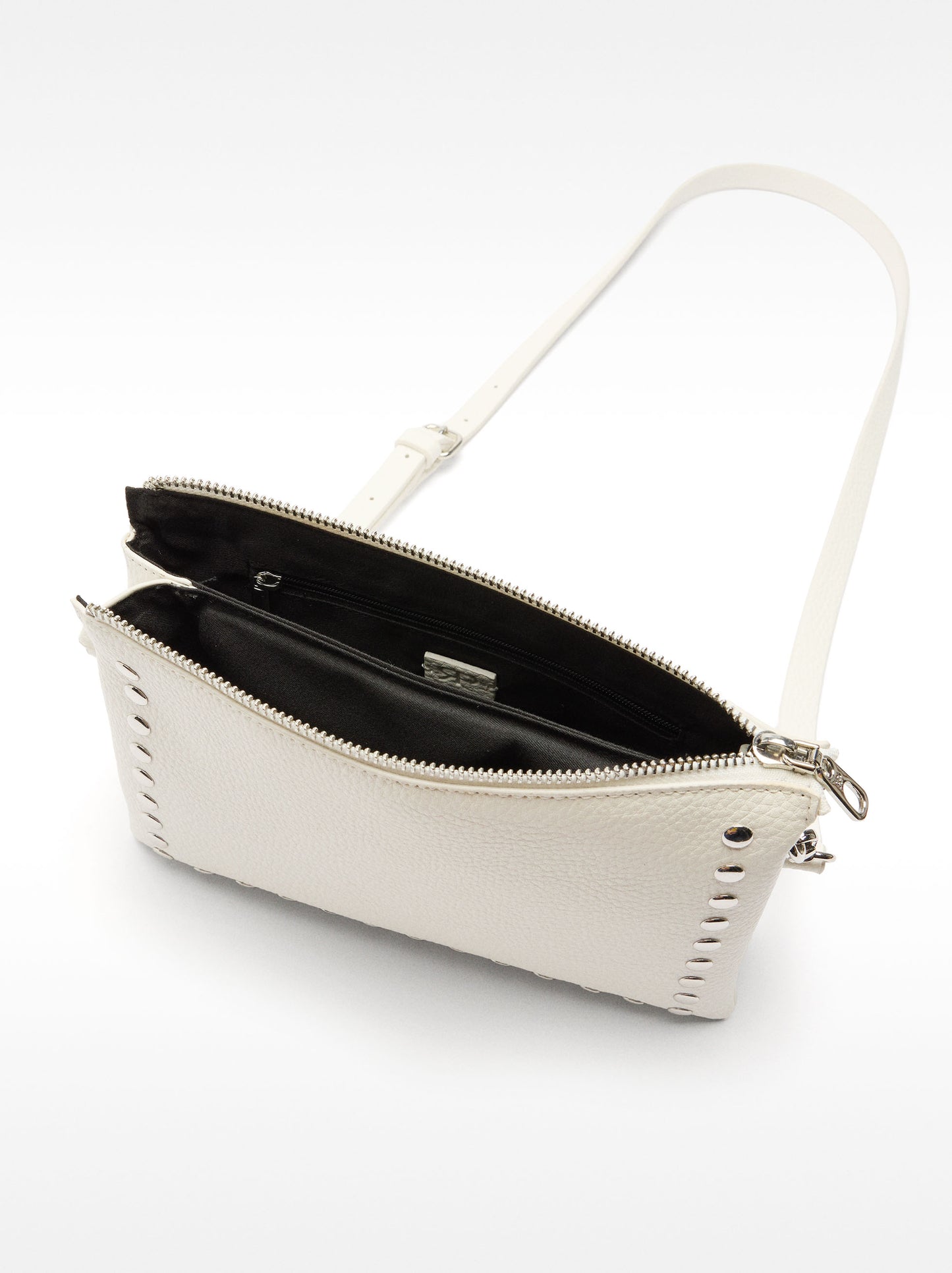 Double Crossbody Bag With Studs
