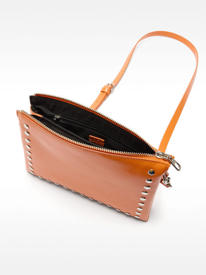 Double Crossbody Bag With Studs