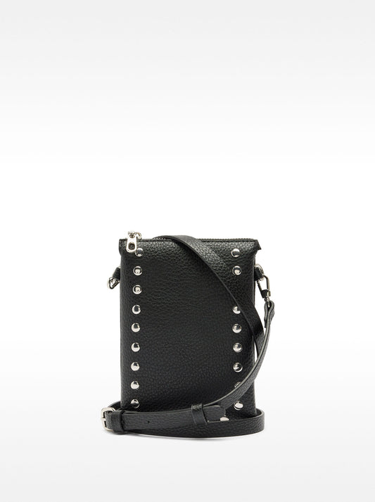Double Crossbody Bag With Studs
