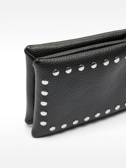 Double Crossbody Bag With Studs