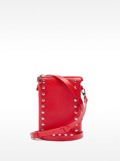 Double Crossbody Bag With Studs