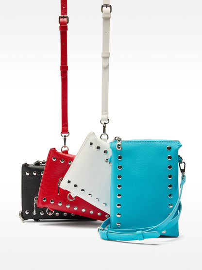 Double Crossbody Bag With Studs