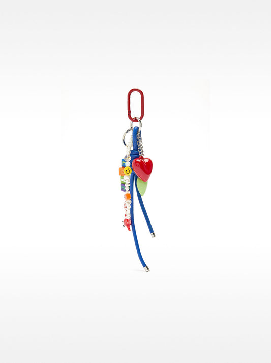 Keychain With Hearts Charm