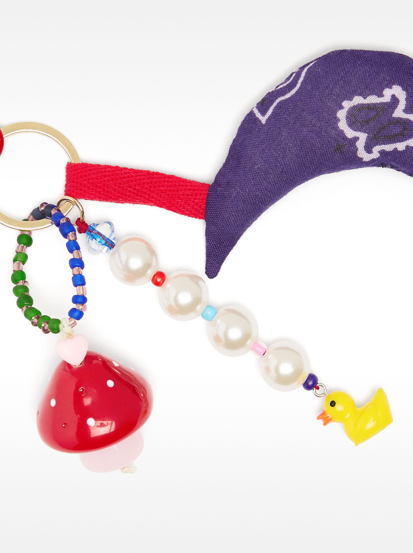 Moon Charm Keychain