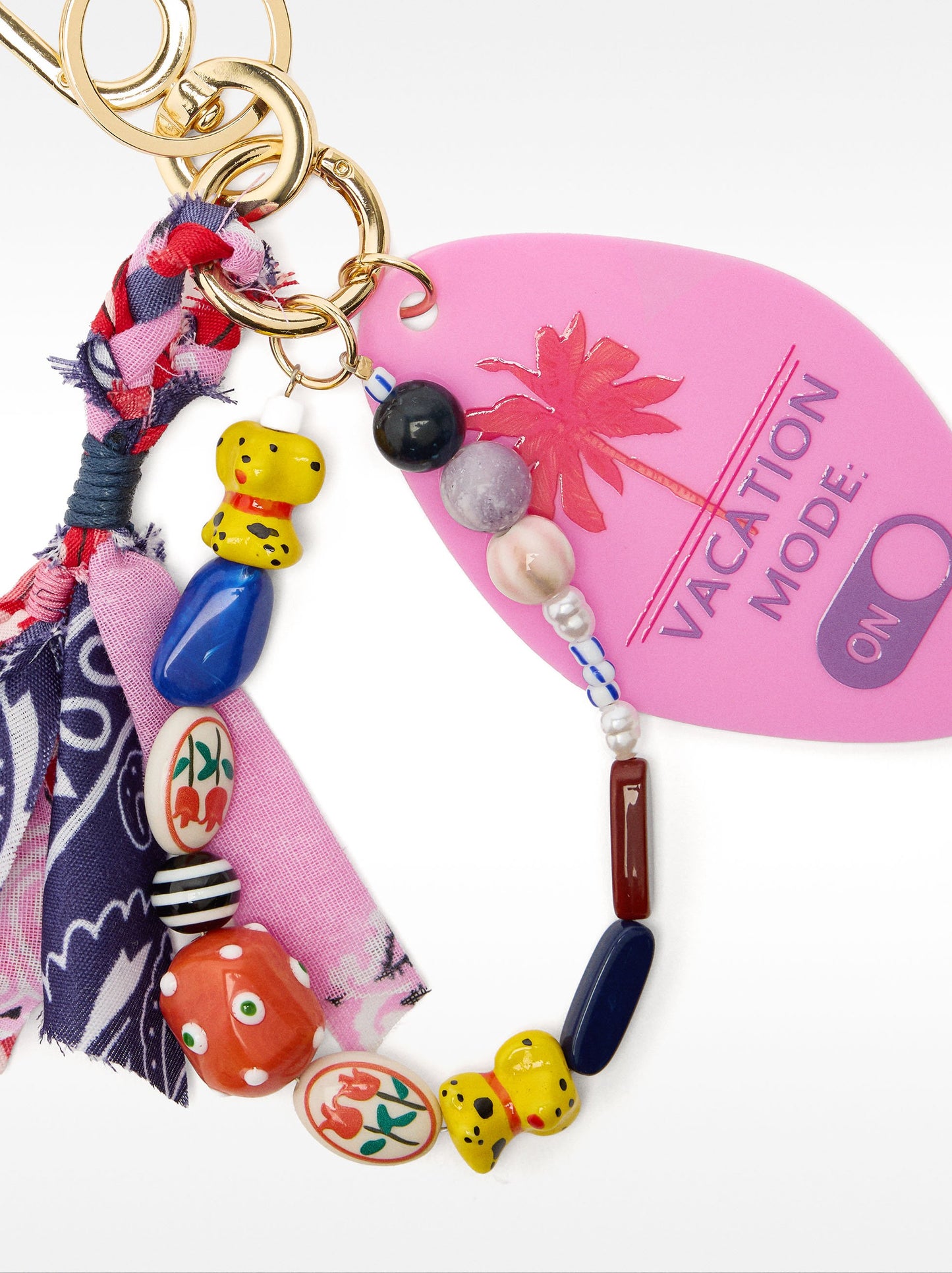 Multicolor Charm Keychain