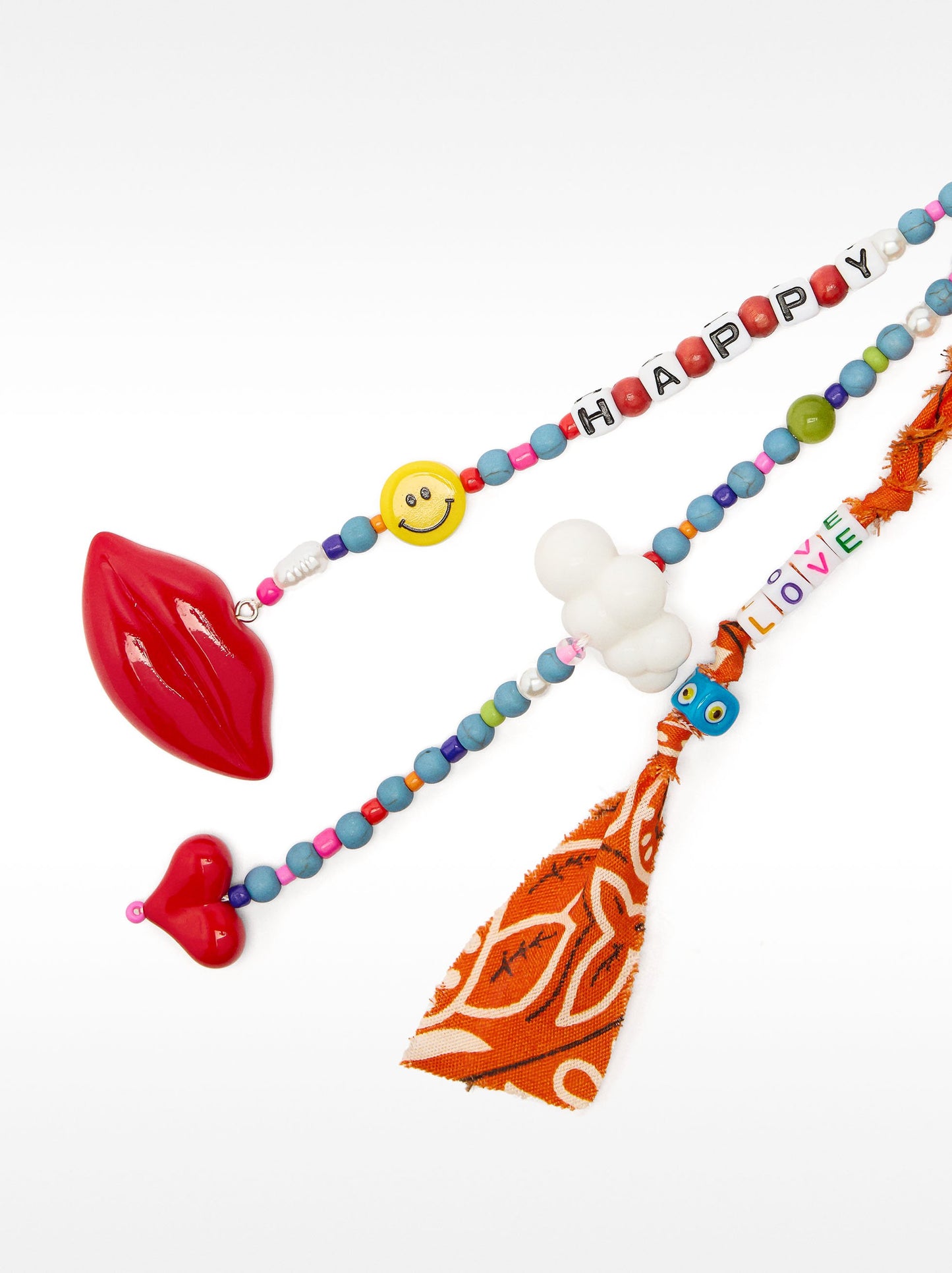 Multicolor Charm Keychain