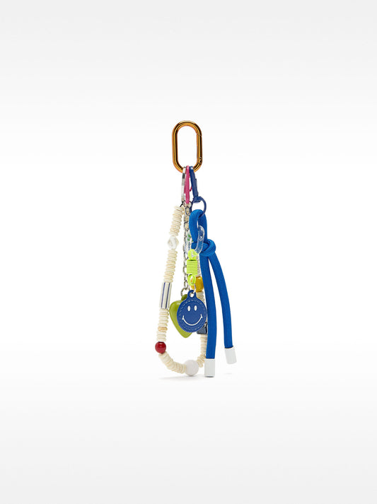 Keychain Charm Happy Face