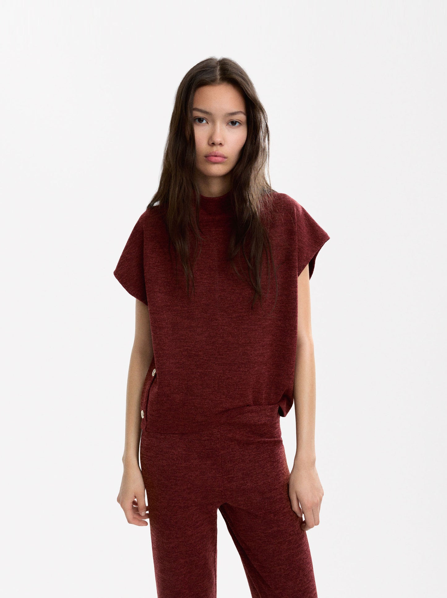 T-Shirt With Side Buttons