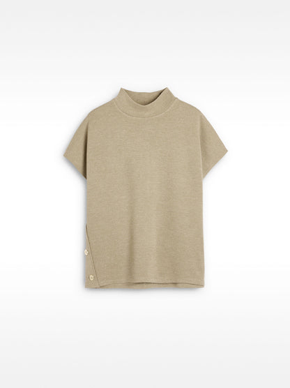T-Shirt With Side Buttons
