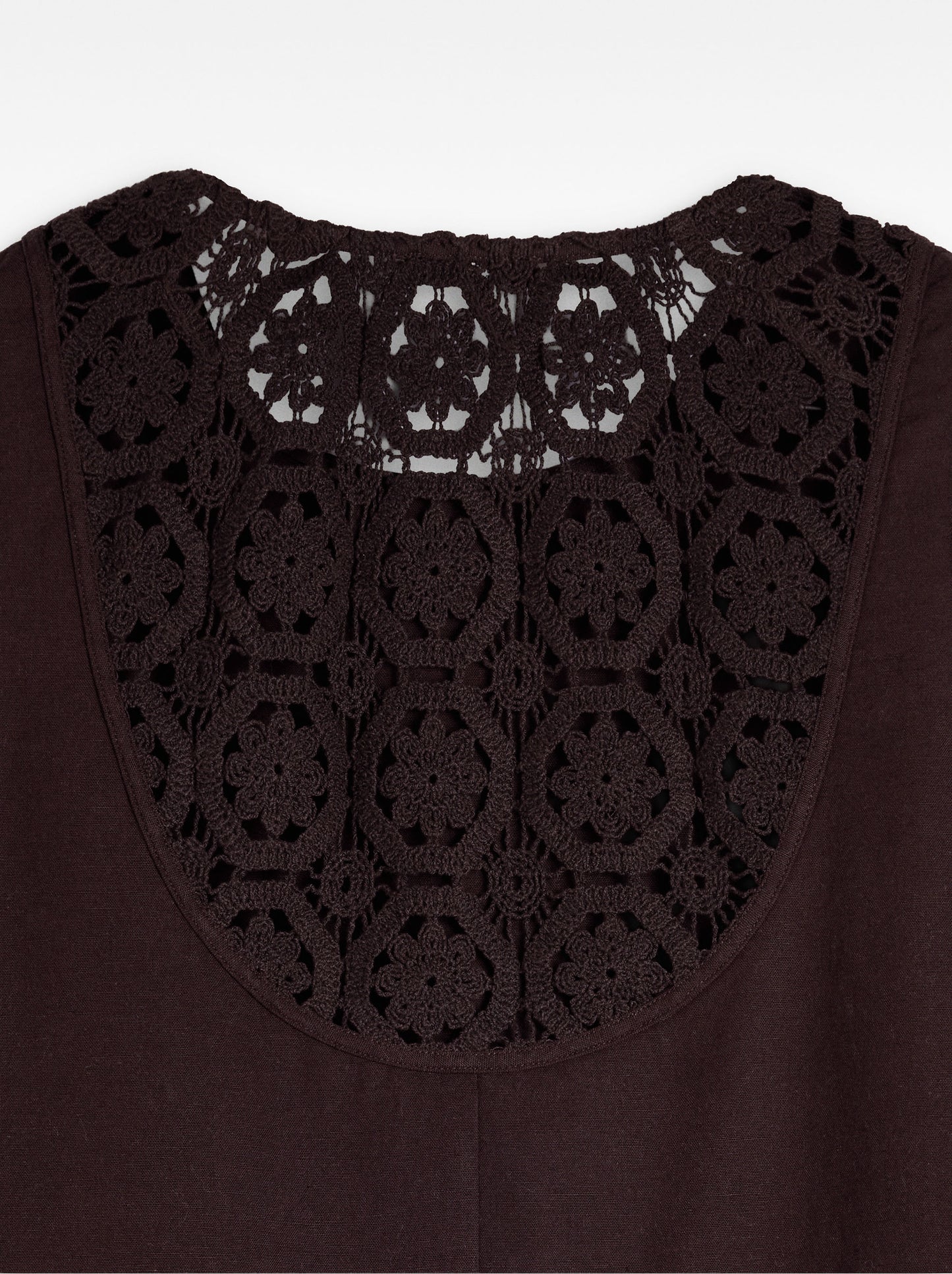 Dress With Cotton And Linen