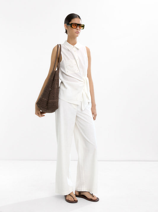 Trousers With 100% Cotton