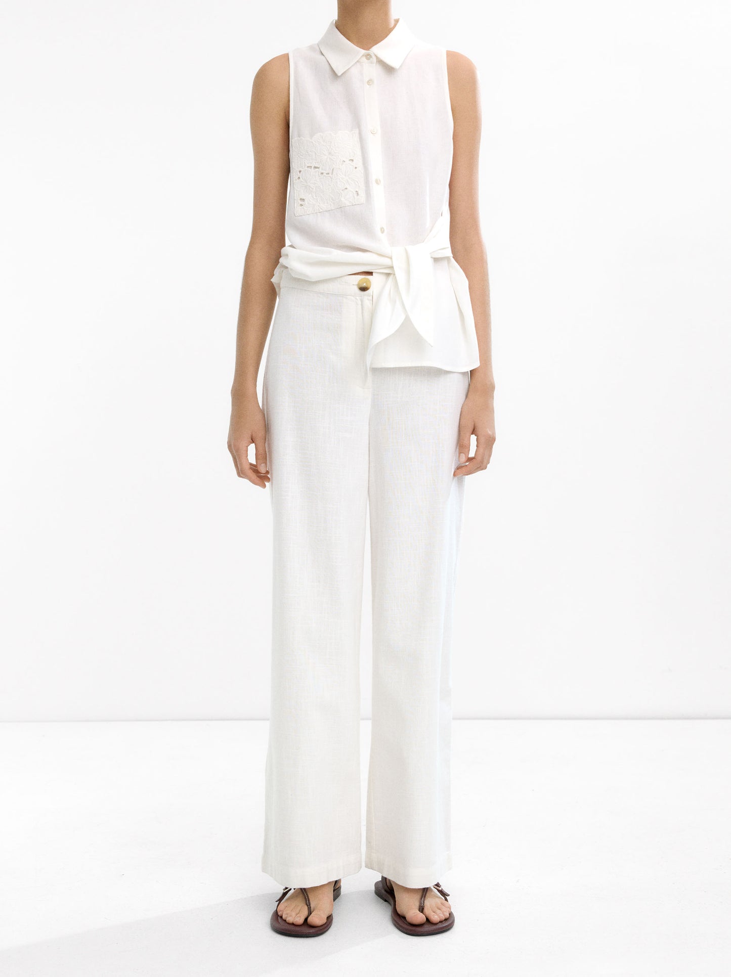 Trousers With 100% Cotton