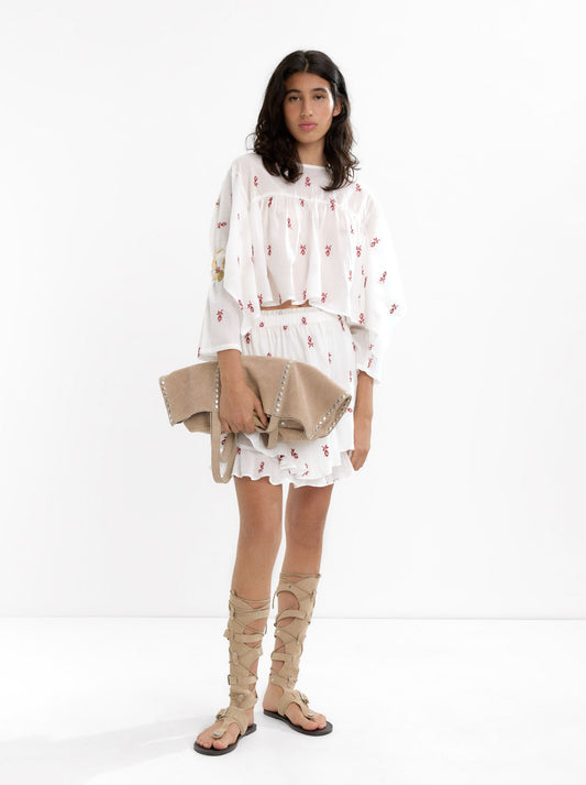 Embroidered Blouse 100% Cotton