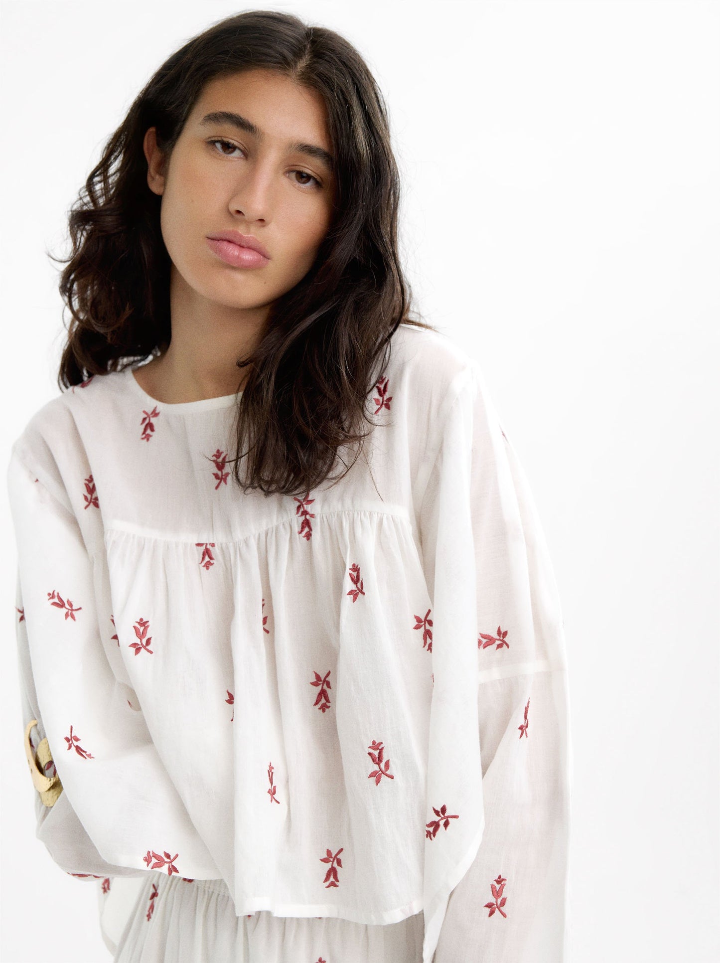 Embroidered Blouse 100% Cotton