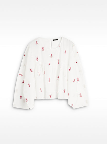 Embroidered Blouse 100% Cotton