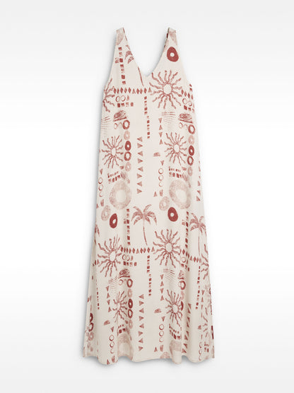 Midi Printed Dress