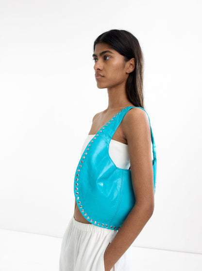 Leather Hobo Shoulder Bag
