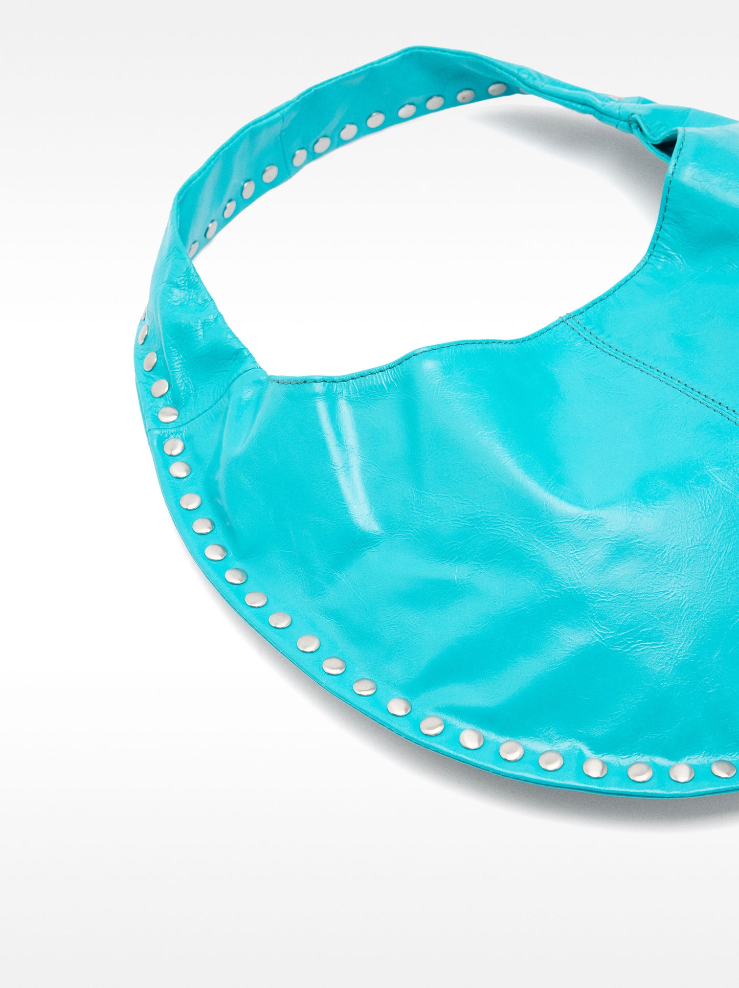 Leather Hobo Shoulder Bag