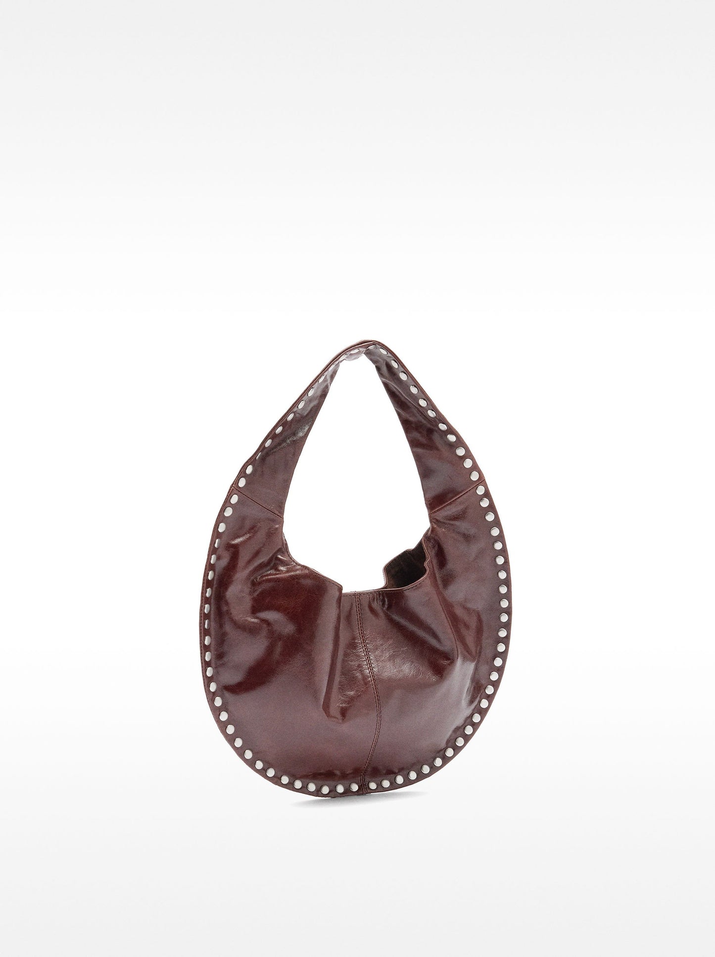 Leather Hobo Shoulder Bag