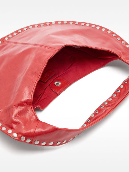 Leather Hobo Shoulder Bag