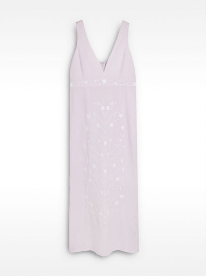 Cotton Dress With Embroidery