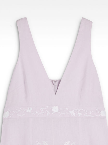 Cotton Dress With Embroidery