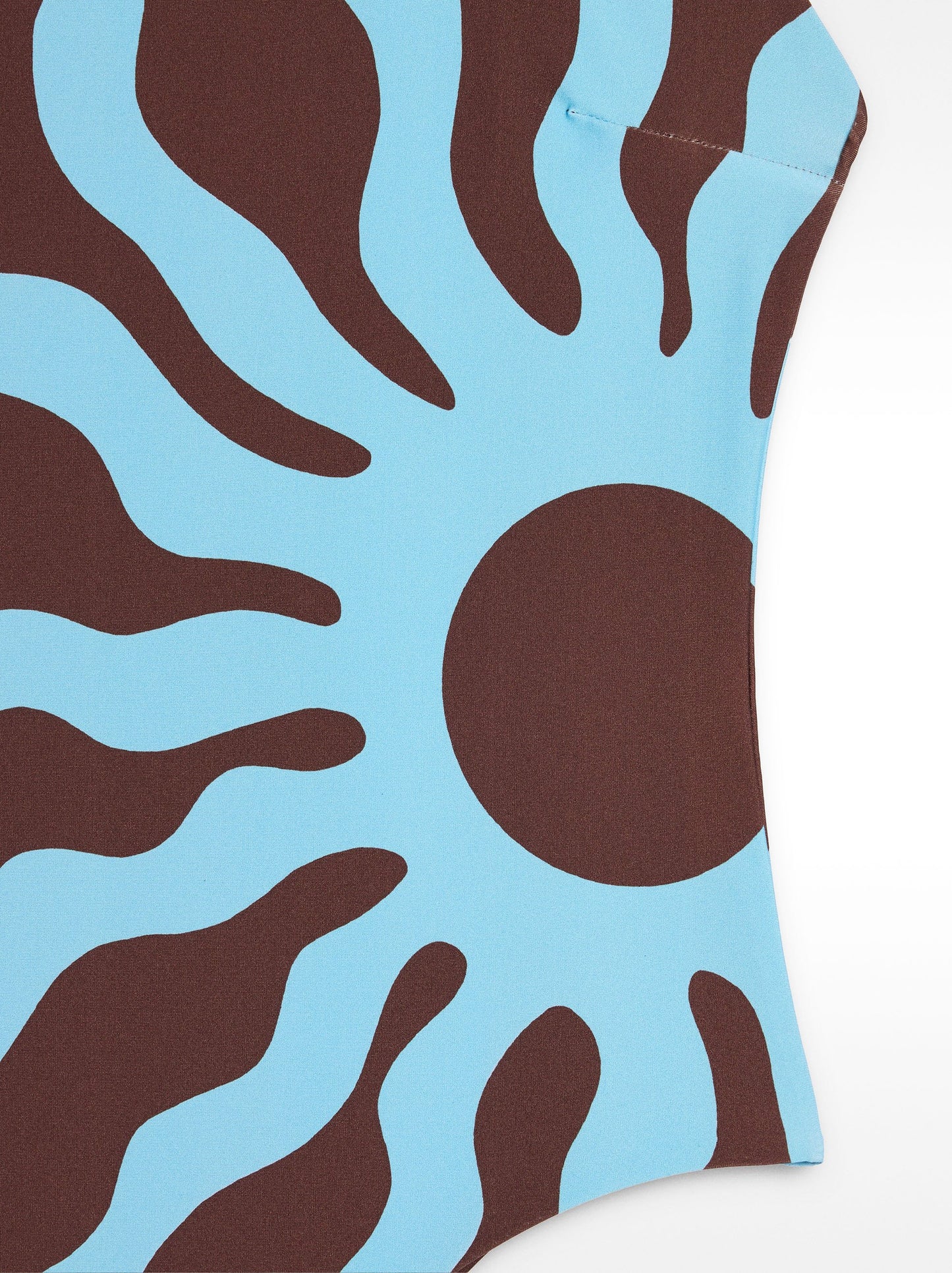 Asymmetrical Printed Swimsuit