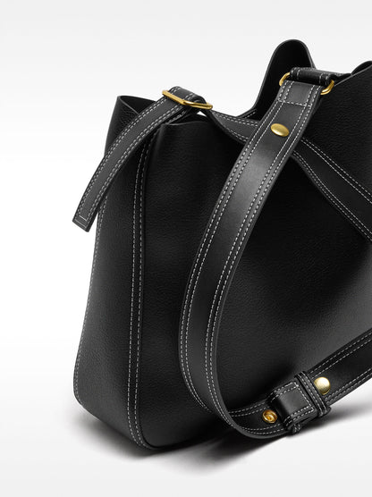 Shoulder Bag With Texture