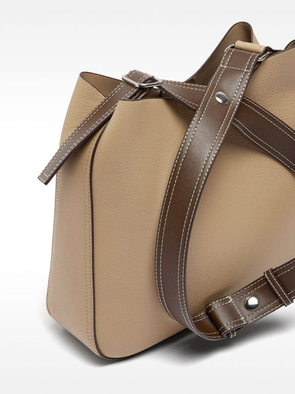 Shoulder Bag With Texture