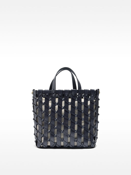 Tote Bag Braided With Knots