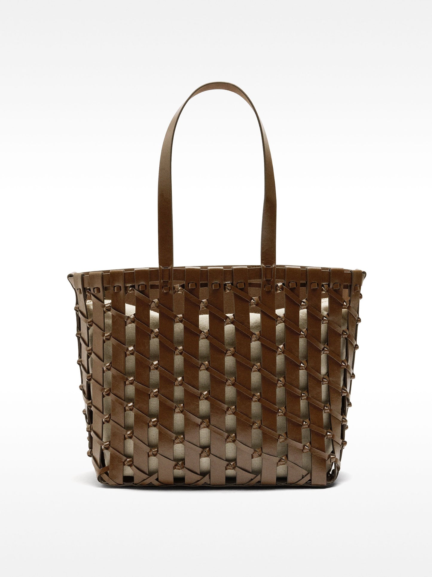 Shopper Bag Braided With Knots