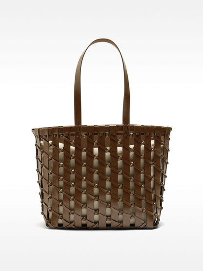 Shopper Bag Braided With Knots