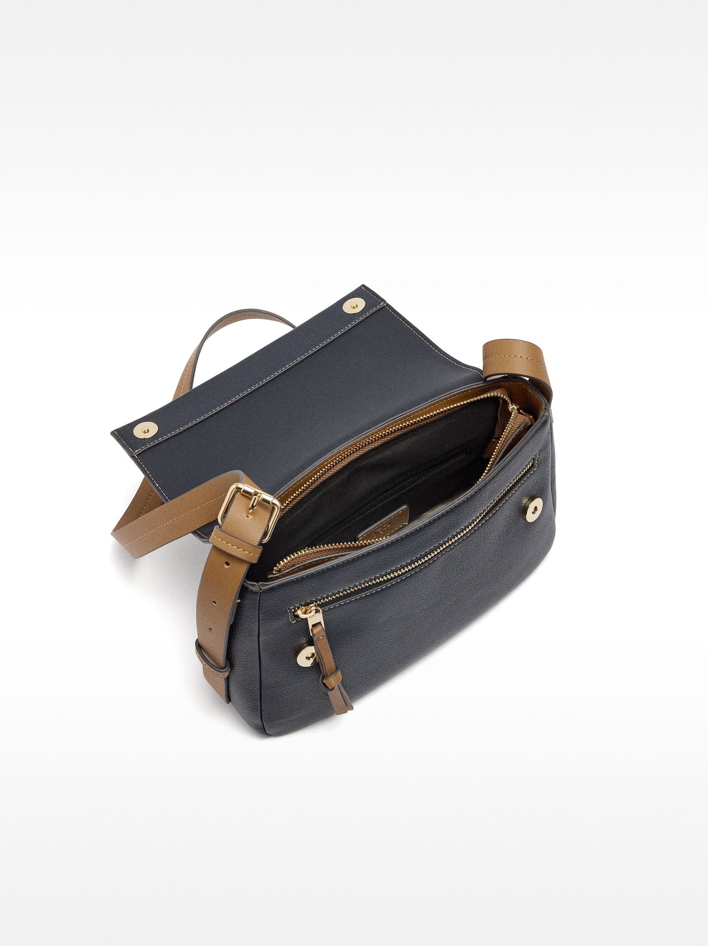 Crossbody Bag With Flap Closure