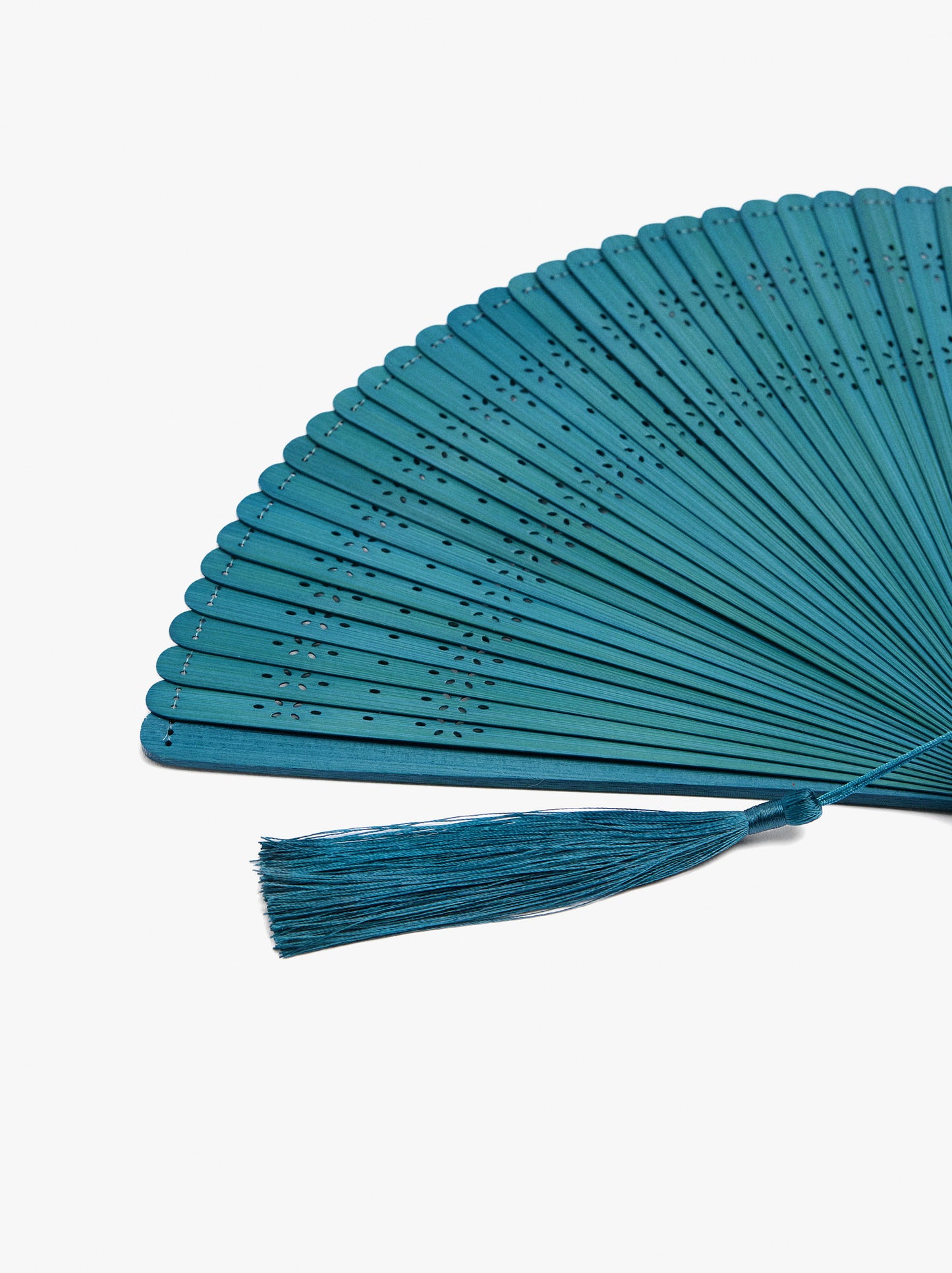 Bamboo Fan With Perforations
