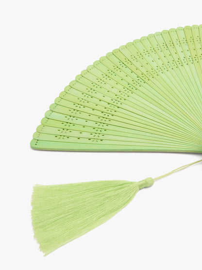 Bamboo Fan With Perforations