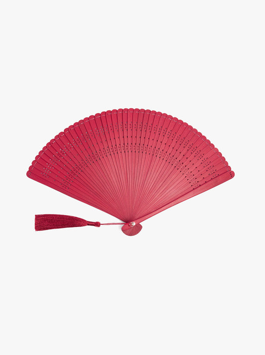 Bamboo Fan With Perforations