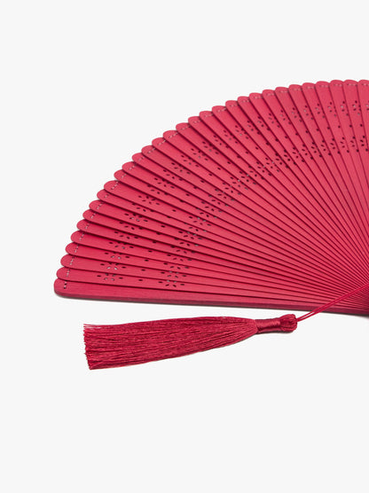 Bamboo Fan With Perforations