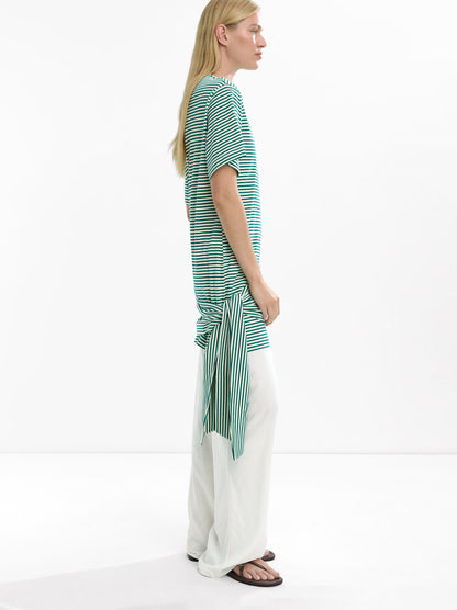 Short Striped Dress 100% Cotton