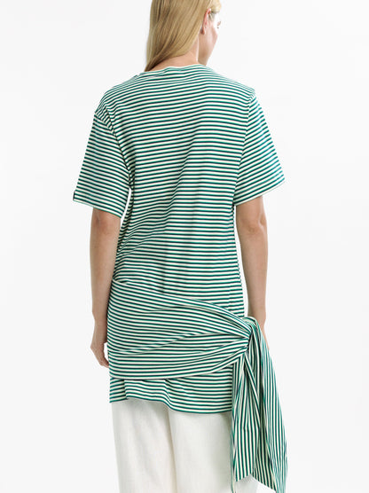 Short Striped Dress 100% Cotton