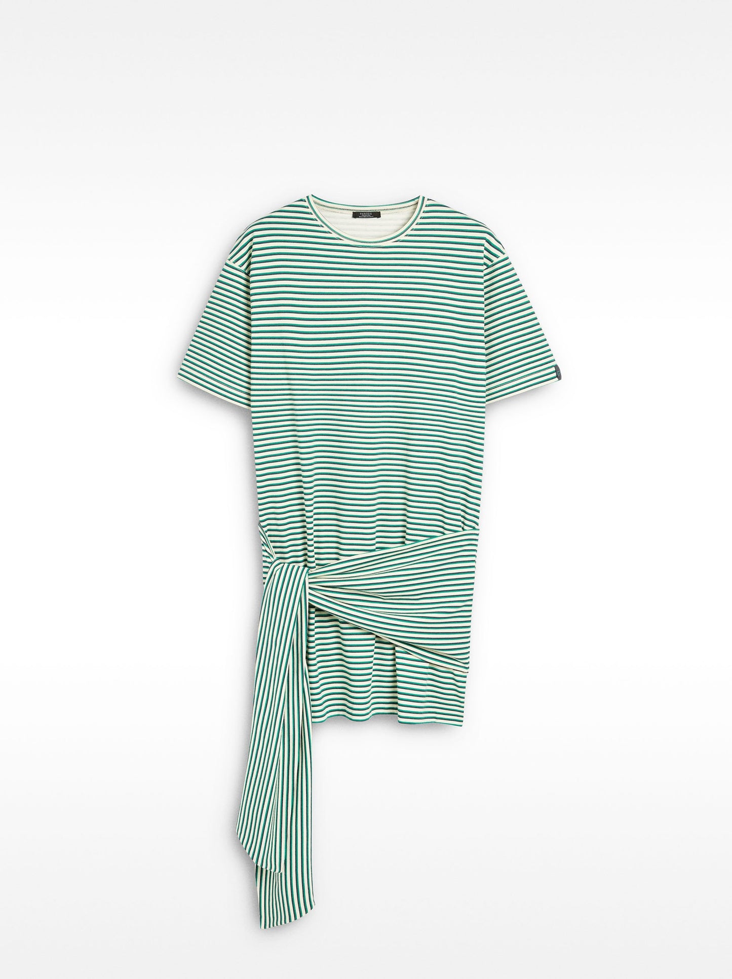 Short Striped Dress 100% Cotton