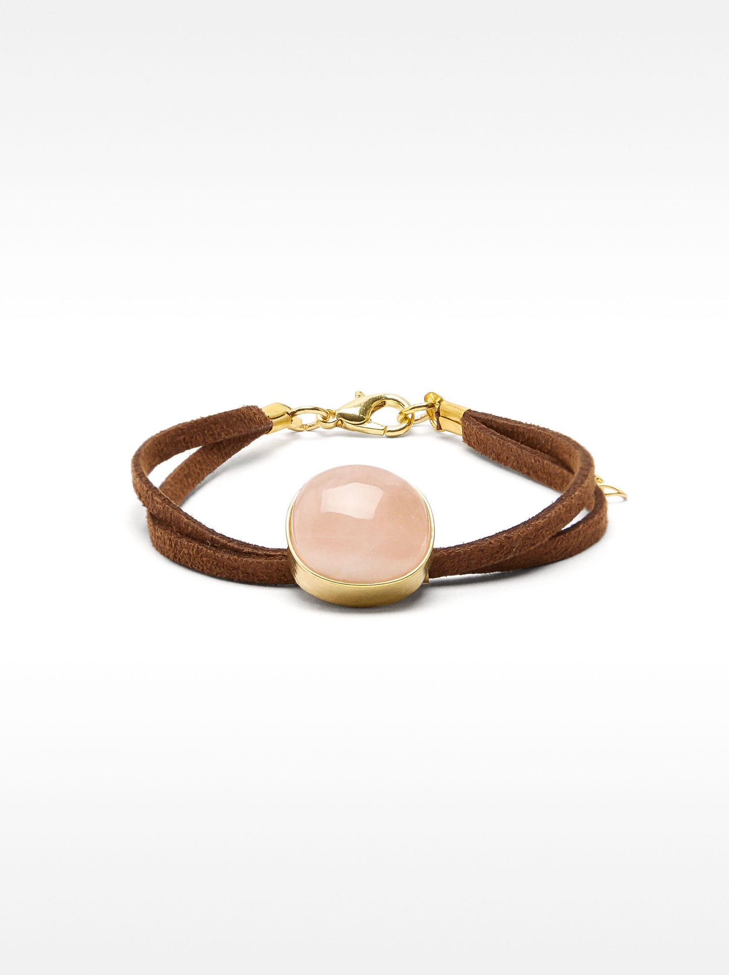 Leather Bracelet With Stone