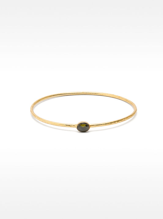 Rigid Bracelet With Stone