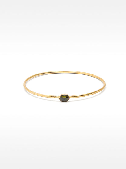 Rigid Bracelet With Stone