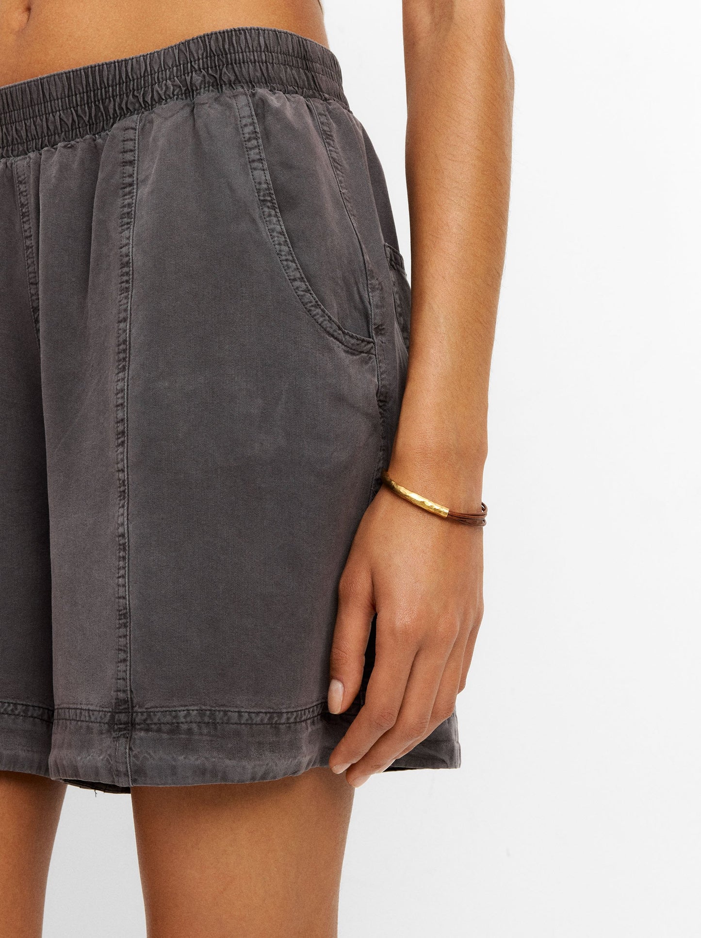 Rigid Leather Cord Bracelet