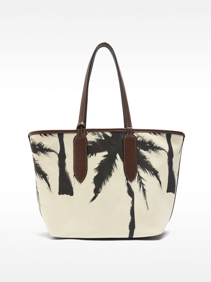 Shopper Bag With Reversible Fabric