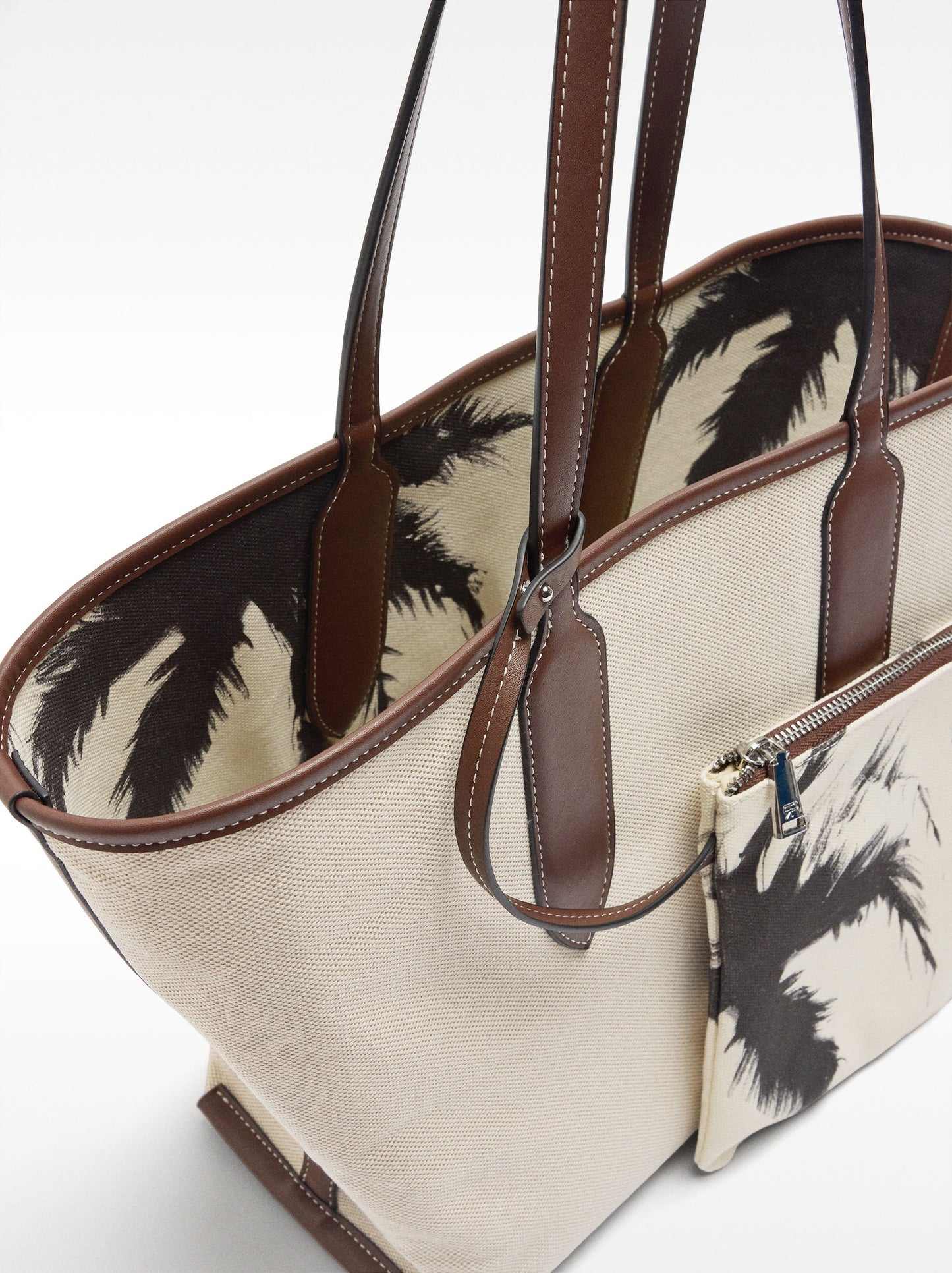 Shopper Bag With Reversible Fabric