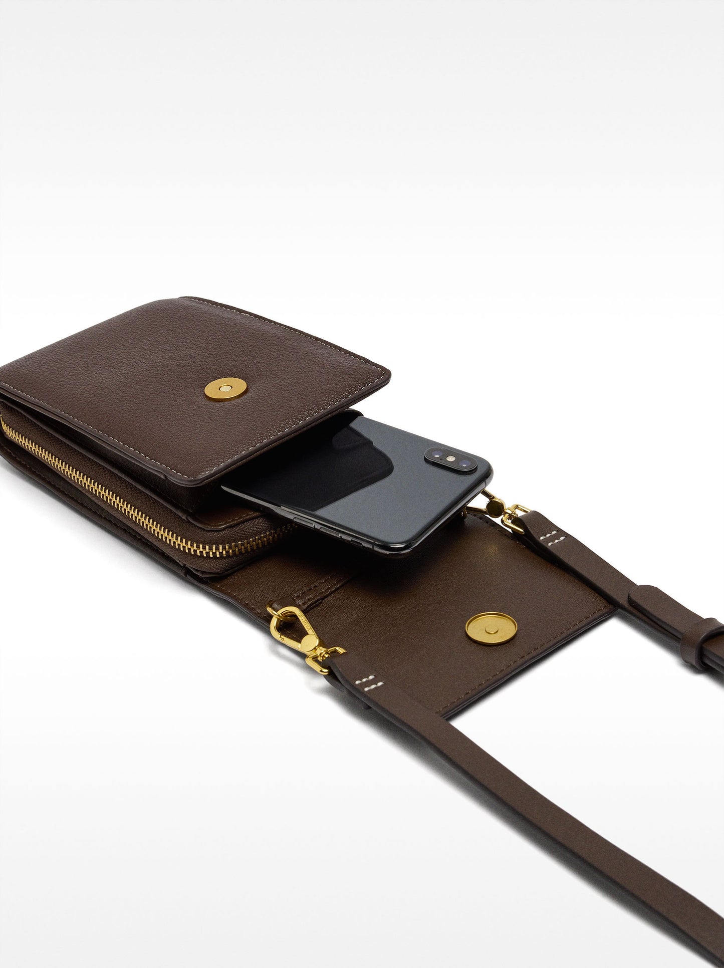 Phone Bag With Flap Closure